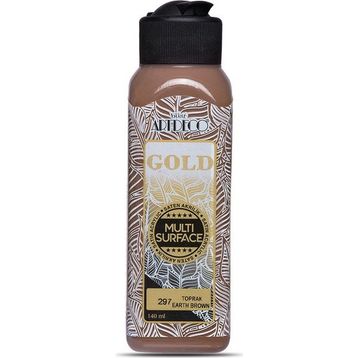 Artdeco Gold Multi Surface Satin 140ml 298 Toprak Akrilik Boya
