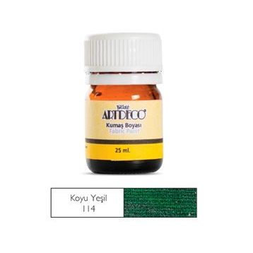 Artdeco Koyu Yeşil 114 25 ml Kumaş Boyası