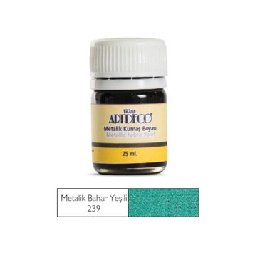 Artdeco Metalik Bahar Yeşili 239 25 ml Kumaş Boyası