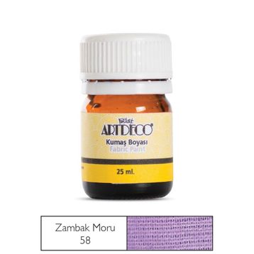 Artdeco Metalik Kırmızı 225 25 ml Kumaş Boyası