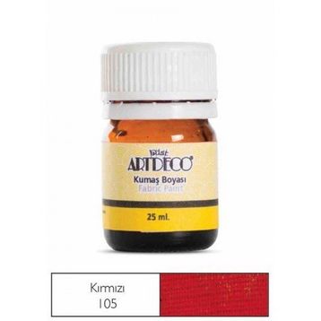 Artdeco Metalik Kırmızı 225 25 ml Kumaş Boyası