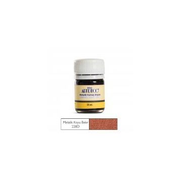 Artdeco Metalik Koyu Bakır 228D 25 ml Kumaş Boyası