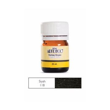 Artdeco Metalik Siyah 218 25 ml Kumaş Boyası