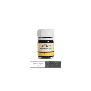Artdeco Metalik Siyah 218 25 ml Kumaş Boyası
