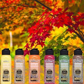 Artdeco Multi Surface Akrilik Boya 140 Ml X 6 Renk Set Doğa