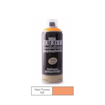 Artdeco Neon Turuncu 400 ml Akrilik Sprey Boya