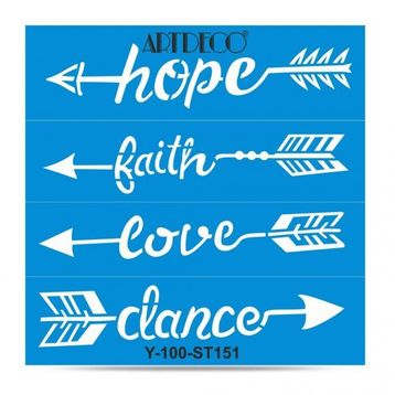 Artdeco Oklar 151 30x30 cm Stencil