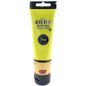 Artdeco Plus Limon Sarı 403 100 ml Tüp Akrilik Boya