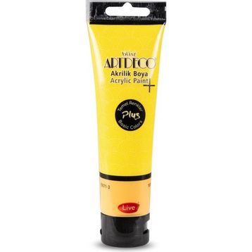 Artdeco Plus Sarı 405 100 ml Tüp Akrilik Boya