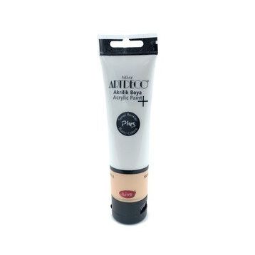 Artdeco Plus Titanyum Beyazı 502 Metalik 100 ml Akrilik Boya