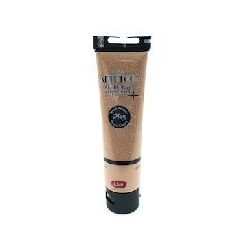 Artdeco Plus Tüp Altın Kahve 482 Metalik 100 ml Akrilik Boya