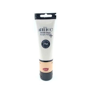 Artdeco Plus Tüp Çinko Beyazı 501 Metalik 100 ml Akrilik Boya