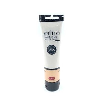 Artdeco Plus Tüp Çinko Beyazı 501 Metalik 100 ml Akrilik Boya