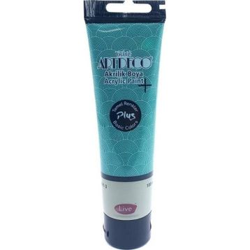 Artdeco Plus Tüp Derin Yeşili 465 Metalik 100 ml Akrilik Boya