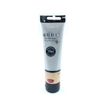 Artdeco Plus Tüp Gri 498 Metalik 100 ml Akrilik Boya
