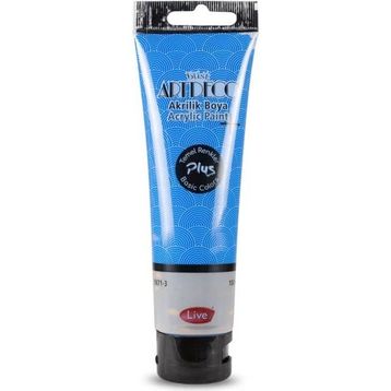 Artdeco Plus Tüp Mavi 443 Metalik 100 ml Akrilik Boya