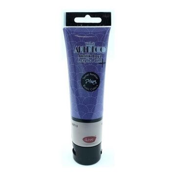 Artdeco Plus Tüp Mor 437 Metalik 100 ml Akrilik Boya