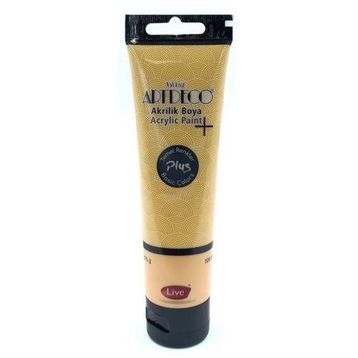 Artdeco Plus Tüp Napoli Sarısı 475 Metalik 100 ml Akrilik Boya