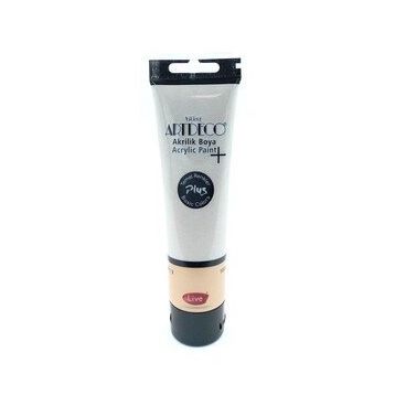 Artdeco Plus Tüp Sıcak Gri 494 Metalik 100 ml Akrilik Boya
