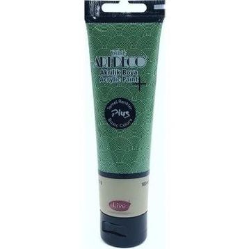 Artdeco Plus Tüp Zeytin Yeşili 470 Metalik 100 ml Akrilik Boya