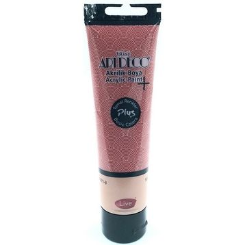 Artdeco Plus TüpOksit Kırmızı 490 Metalik 100 ml Akrilik Boya