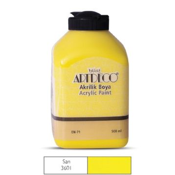 Artdeco Sarı 500 ml Akrilik Boya