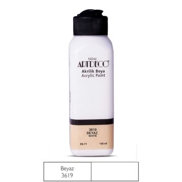 Artdeco Saten 140 ml Beyaz Akrilik Boya