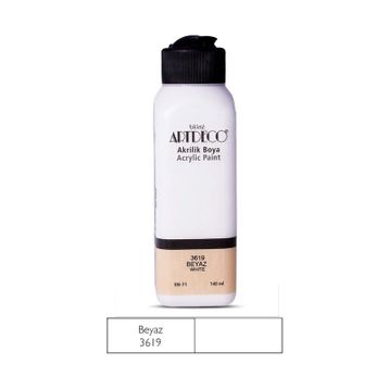 Artdeco Saten 140 ml Beyaz Akrilik Boya