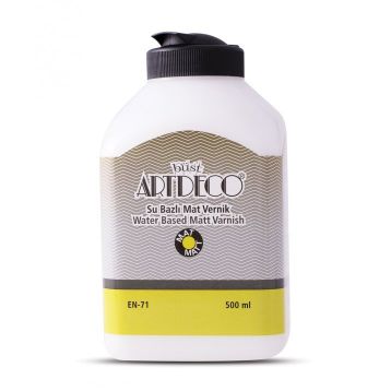Artdeco Su Bazlı Mat Vernik 500ml