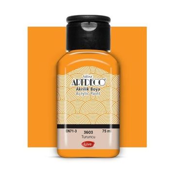 Artdeco Turuncu 3603 75 ml Akrilik Boya