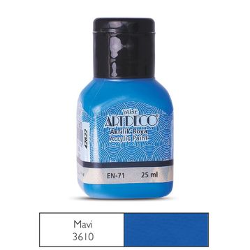 Artdeco Y-070A-3610 Mavi 25 ml Akrilik Boya
