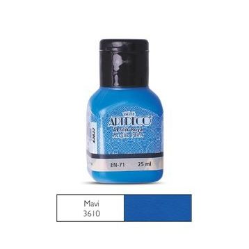 Artdeco Y-070A-3610 Mavi 25 ml Akrilik Boya