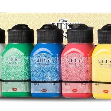 Artdeco Y-070I-AS1 6x75 ml Canlı Renkler Akrilik Boya Seti