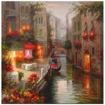Arte Venedik Kanvas Tablo