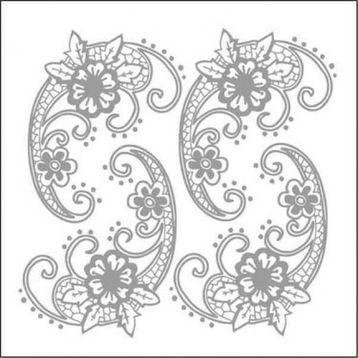 Artebella 16x16 cm 7304S Silver Transfer
