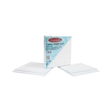 Artebella 4'lü set 10x10 cm Tuval Kompozit