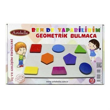 Artebella Ahşap Geometrik Bulmaca