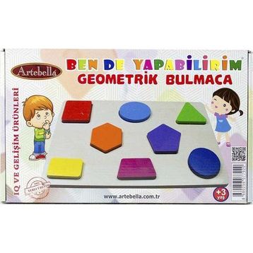 Artebella Ahşap Geometrik Bulmaca