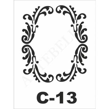 Artebella C-13 15X20 cm Stencil