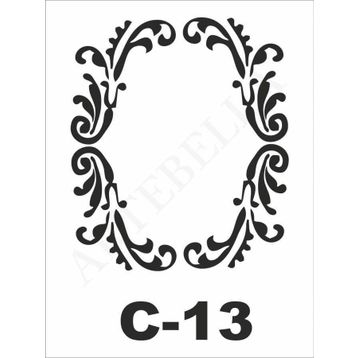 Artebella C-13 15X20 cm Stencil