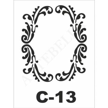 Artebella C-13 15X20 cm Stencil