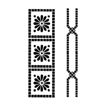 Artebella D-10 20X30 cm Stencil