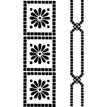 Artebella D-10 20X30 cm Stencil
