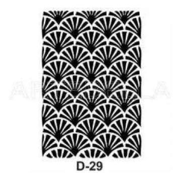 Artebella D-29 20X30 cm Stencil