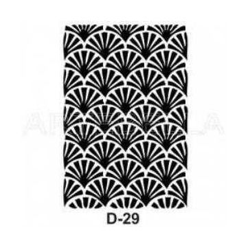 Artebella D-29 20X30 cm Stencil