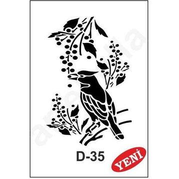 Artebella D-35 20X30 cm Stencil