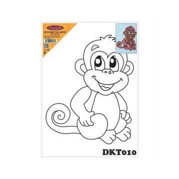 Artebella DKT010 25x35 cm Desenli Tuval Kompozit Boyama
