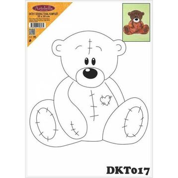 Artebella DKT017 25x35 cm Desenli Tuval Kompozit Boyama