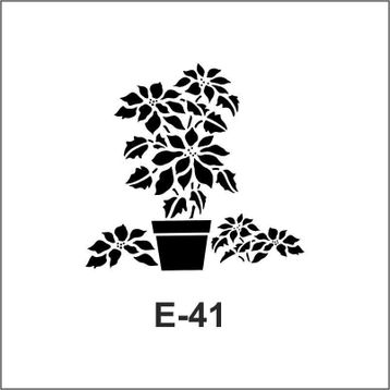 Artebella E-41 10X10 cm Stencil