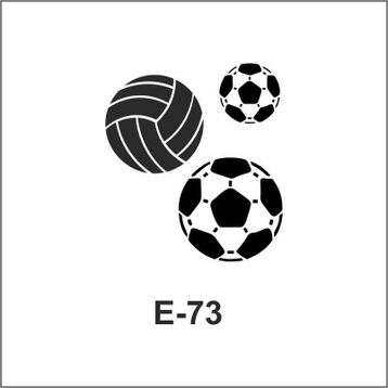 Artebella E-73 10X10 cm Stencil